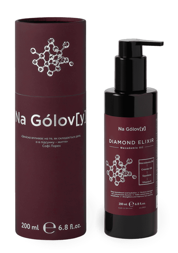 DIAMOND ELIXIR флюїд для волосся з олією макадамії