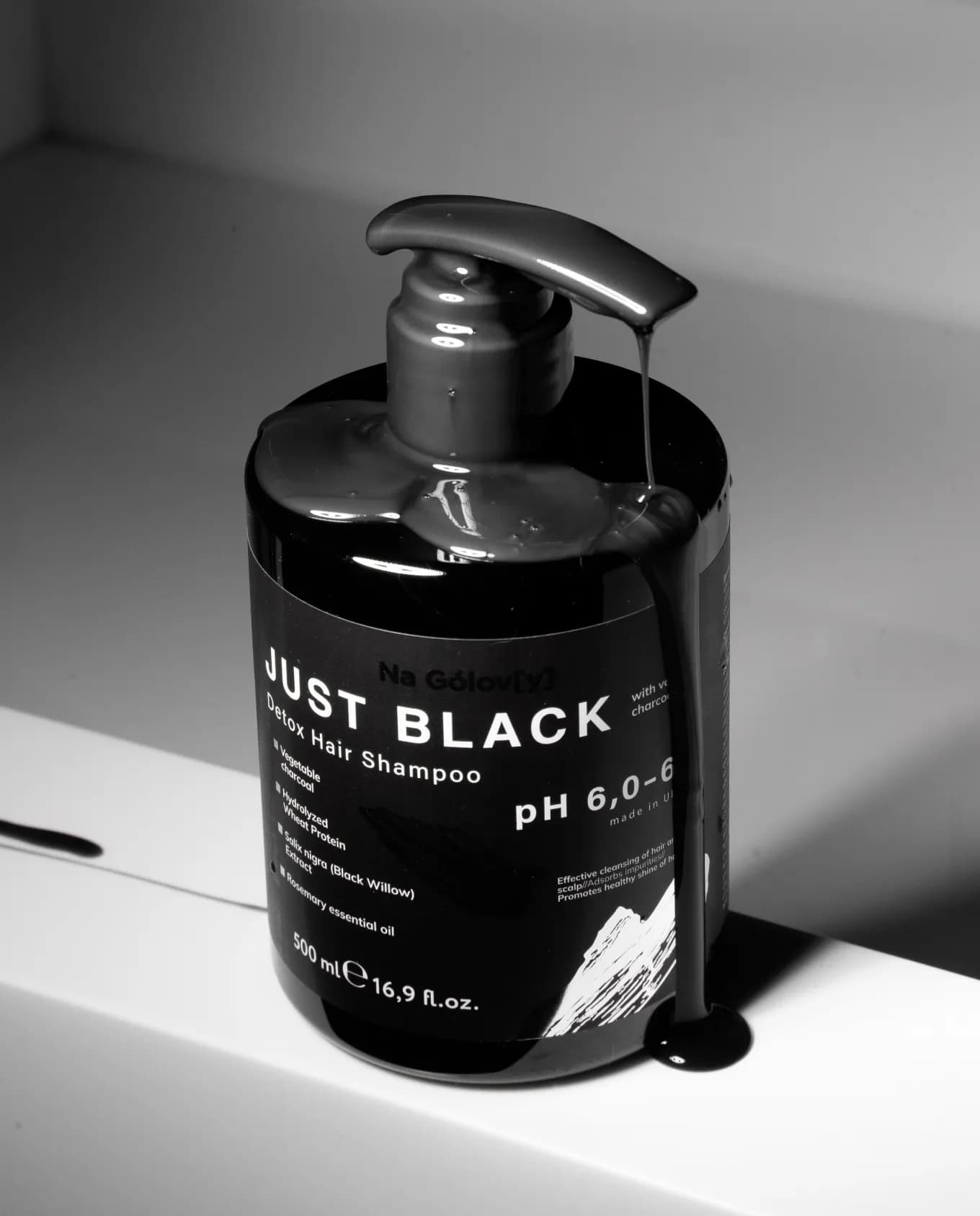 Детокс-шампунь для волосся JUST BLACK gallery image 3