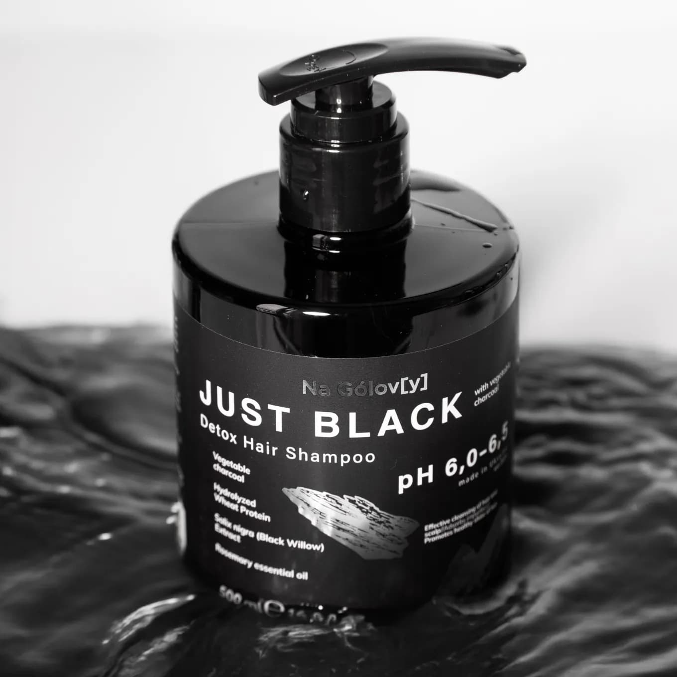 Детокс-шампунь для волосся JUST BLACK 5