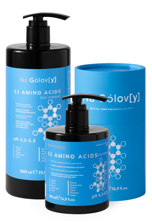 Шампунь для волосся 11 амінокислот