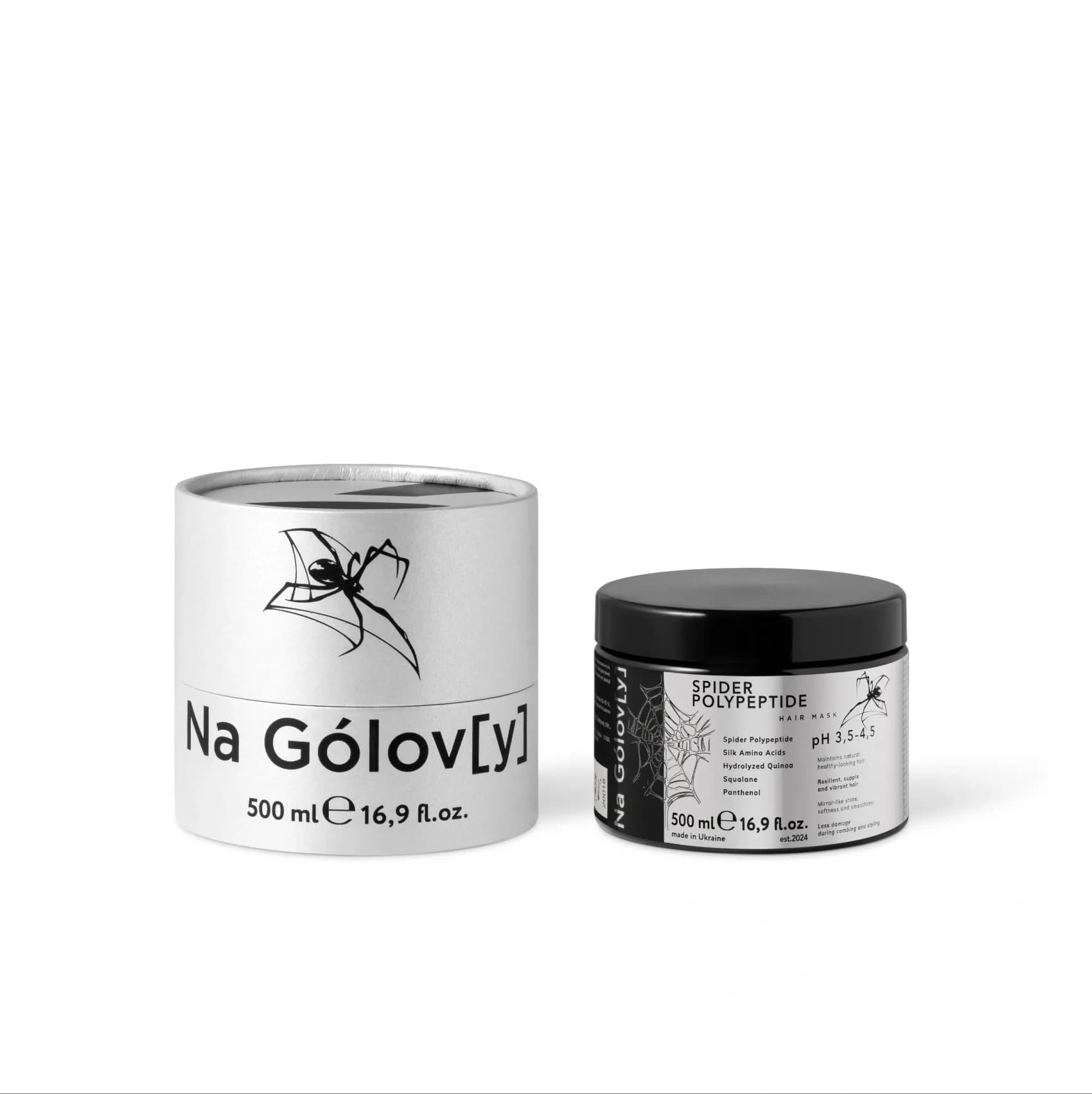 Поліпептидна павутинна маска для волосся 3