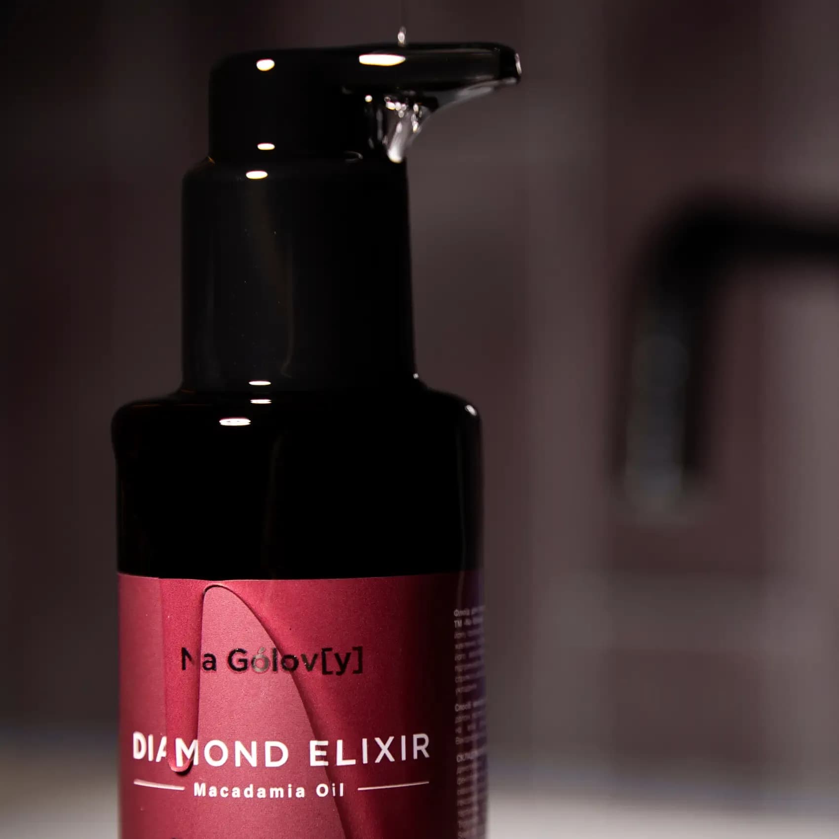 DIAMOND ELIXIR флюїд для волосся з олією макадамії details image