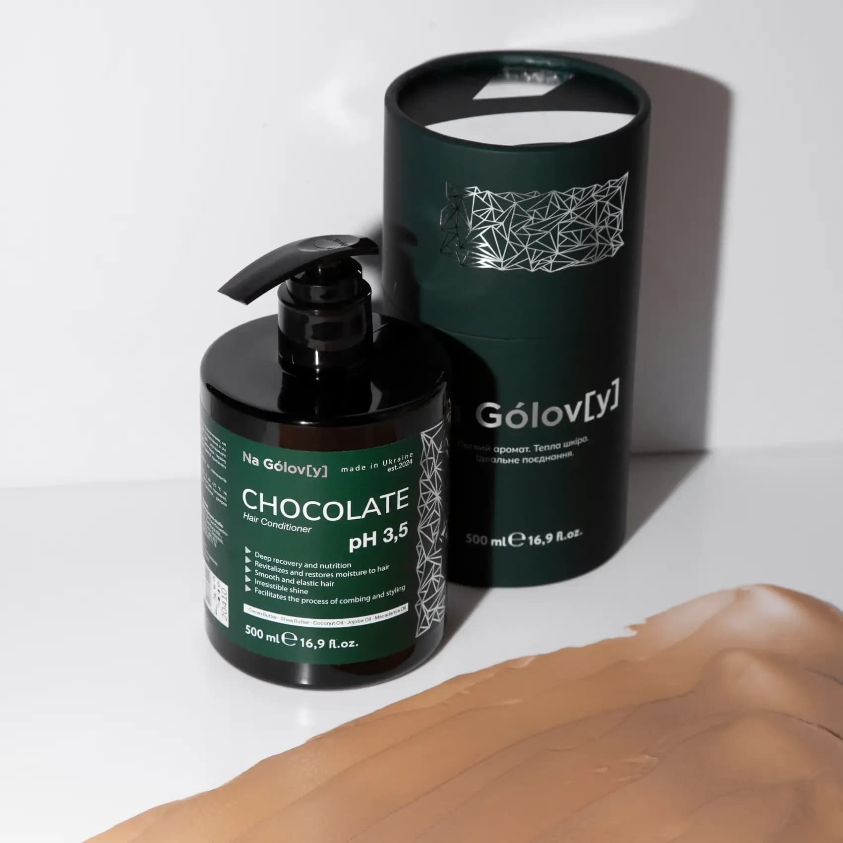 Шоколадний кондиціонер для волосся 5 олій 4