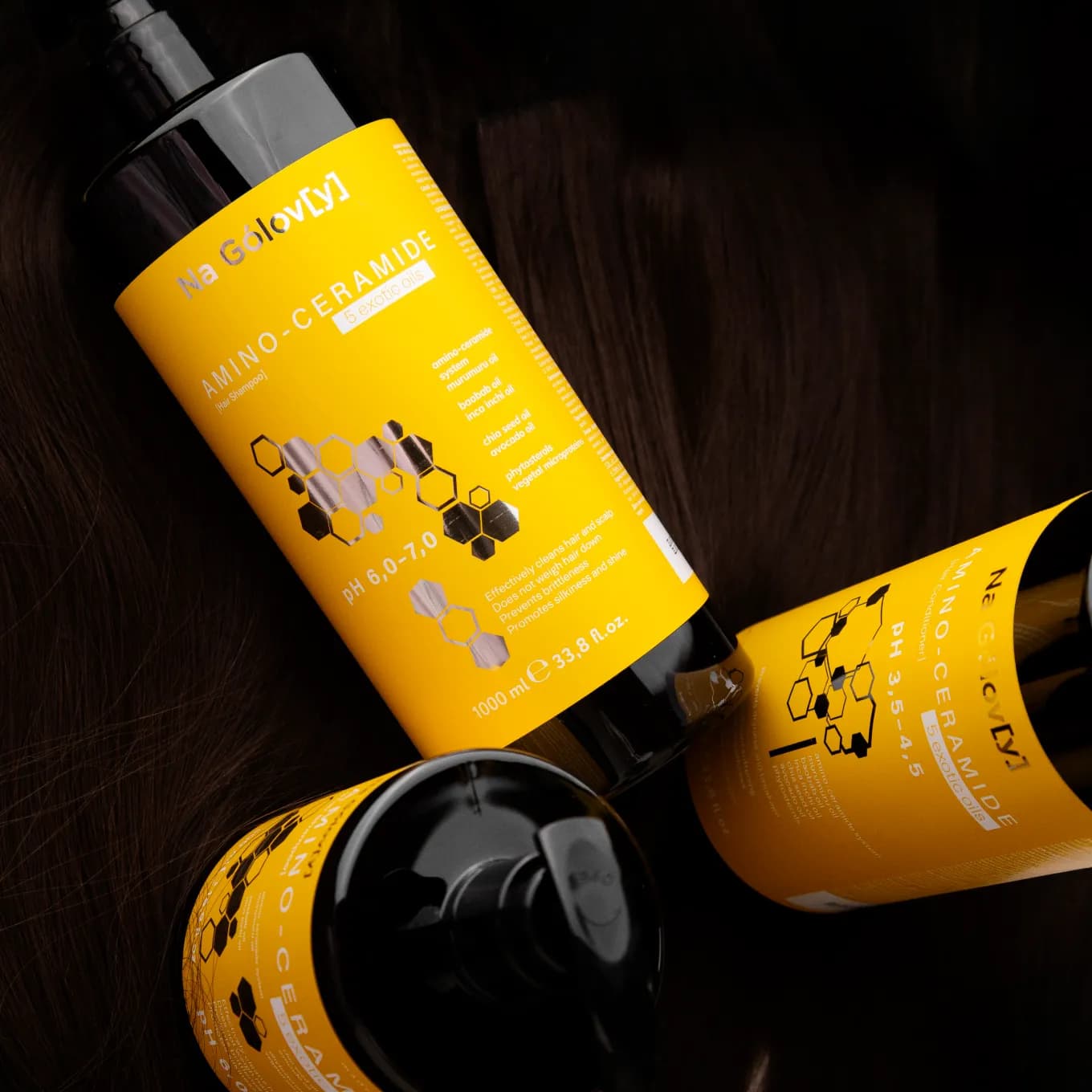 Аміно-церамідний шампунь для волосся 5 екзотичних олій FAQ image
