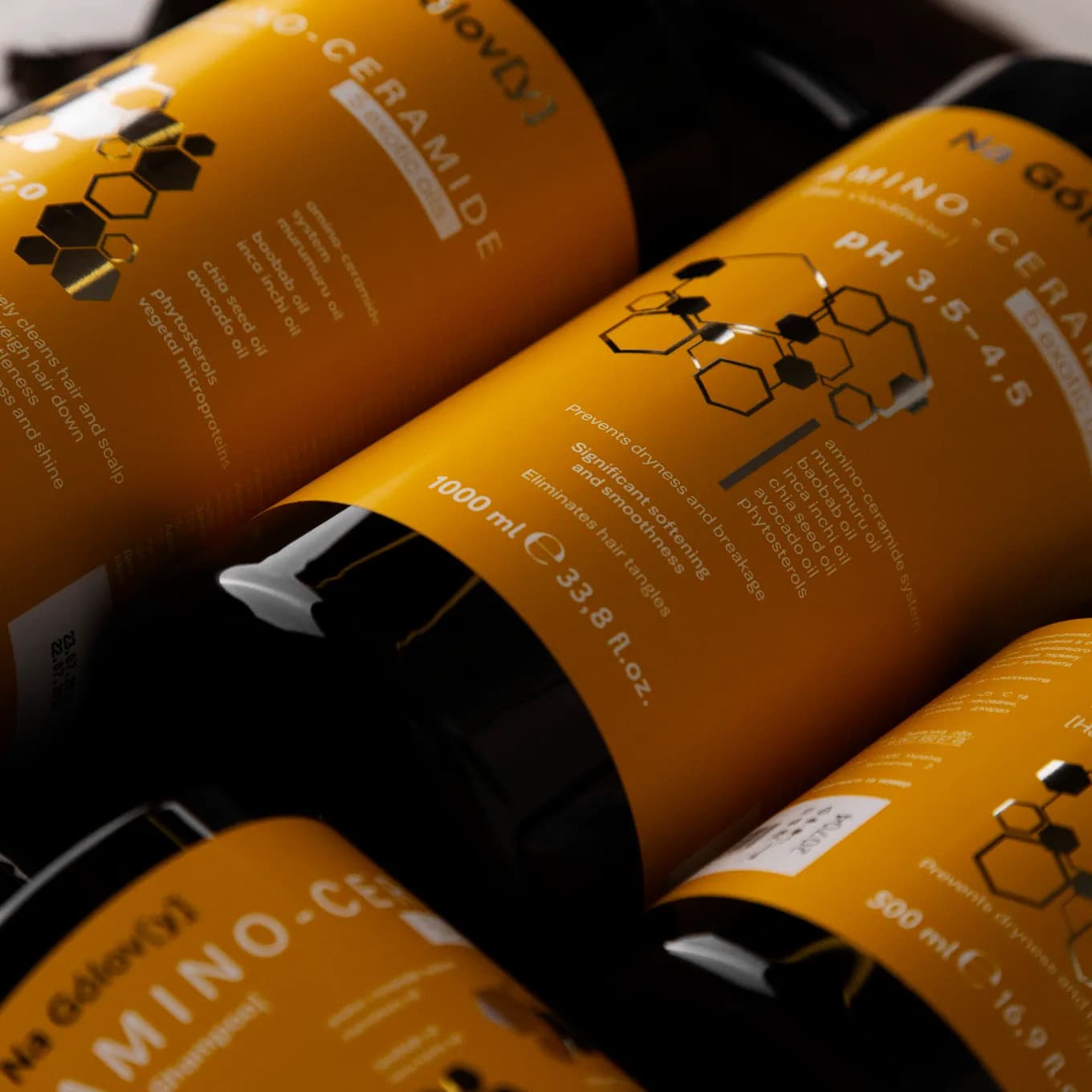 Аміно-церамідний шампунь для волосся 5 екзотичних олій details image