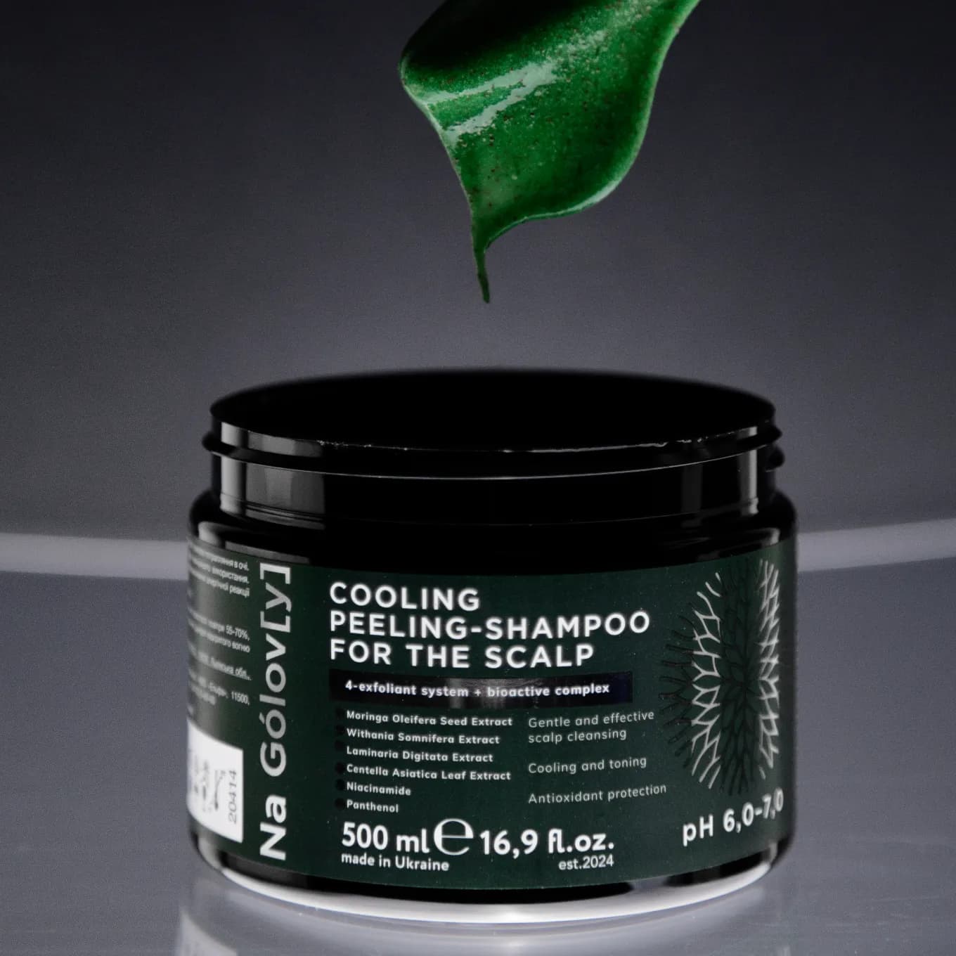 Охолоджувальний пілінг-шампунь для шкіри голови 2