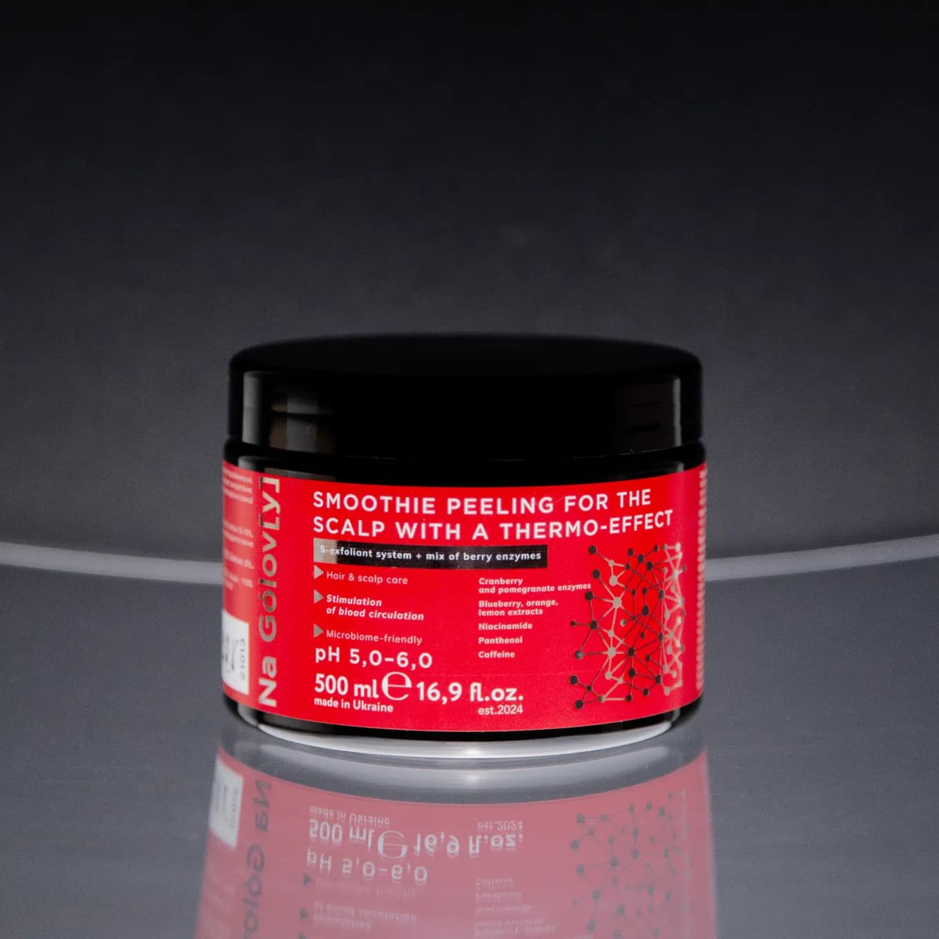 Смузі-пілінг для шкіри голови з термоефектом 2