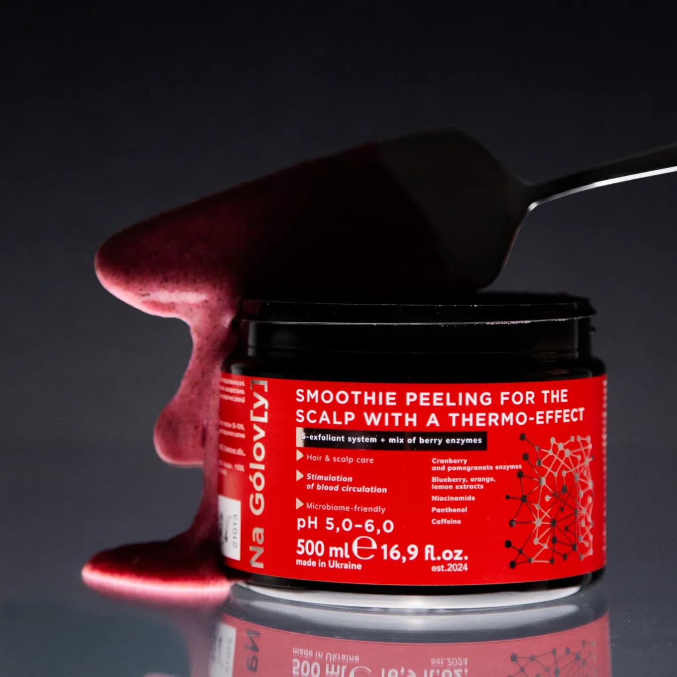 Смузі-пілінг для шкіри голови з термоефектом details image