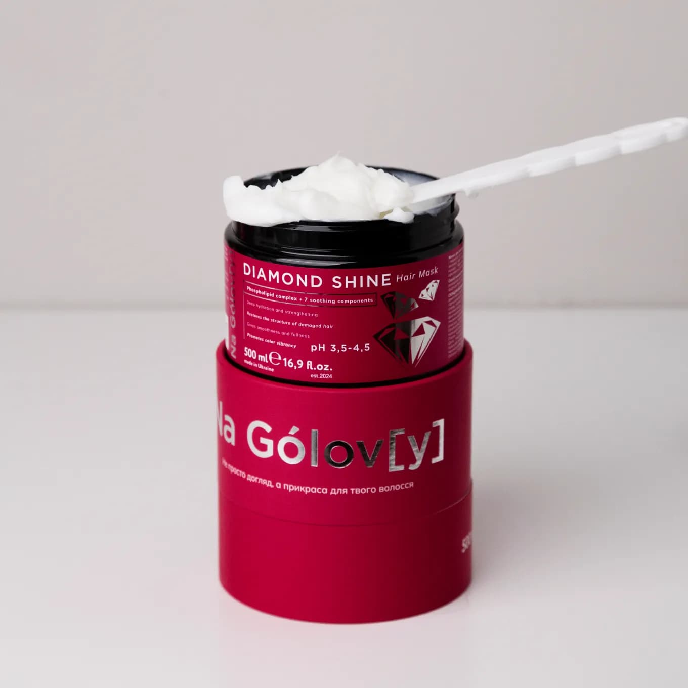 Маска для волосся діамантовий блиск 6