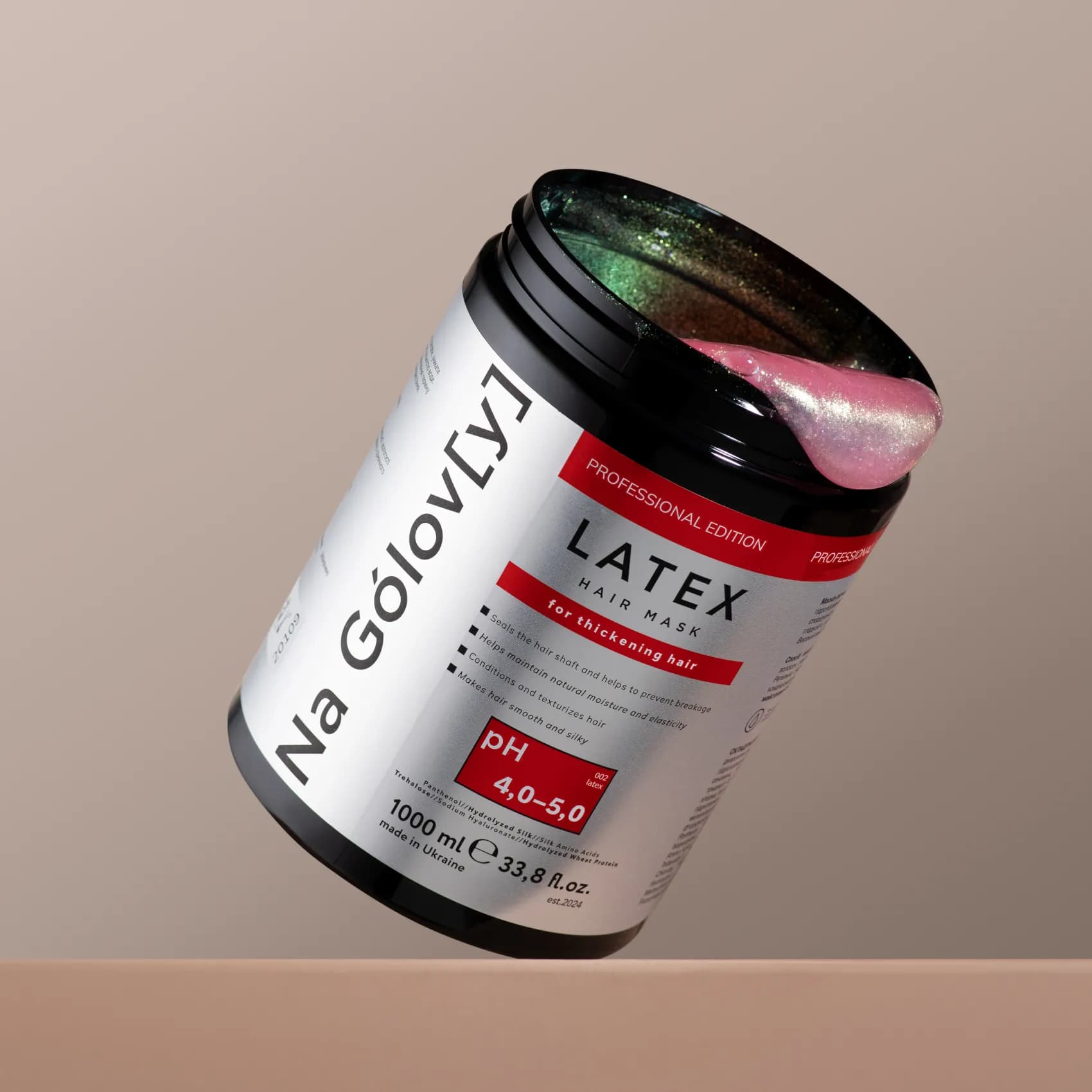 Маска-латекс для ущільнення волосся details image