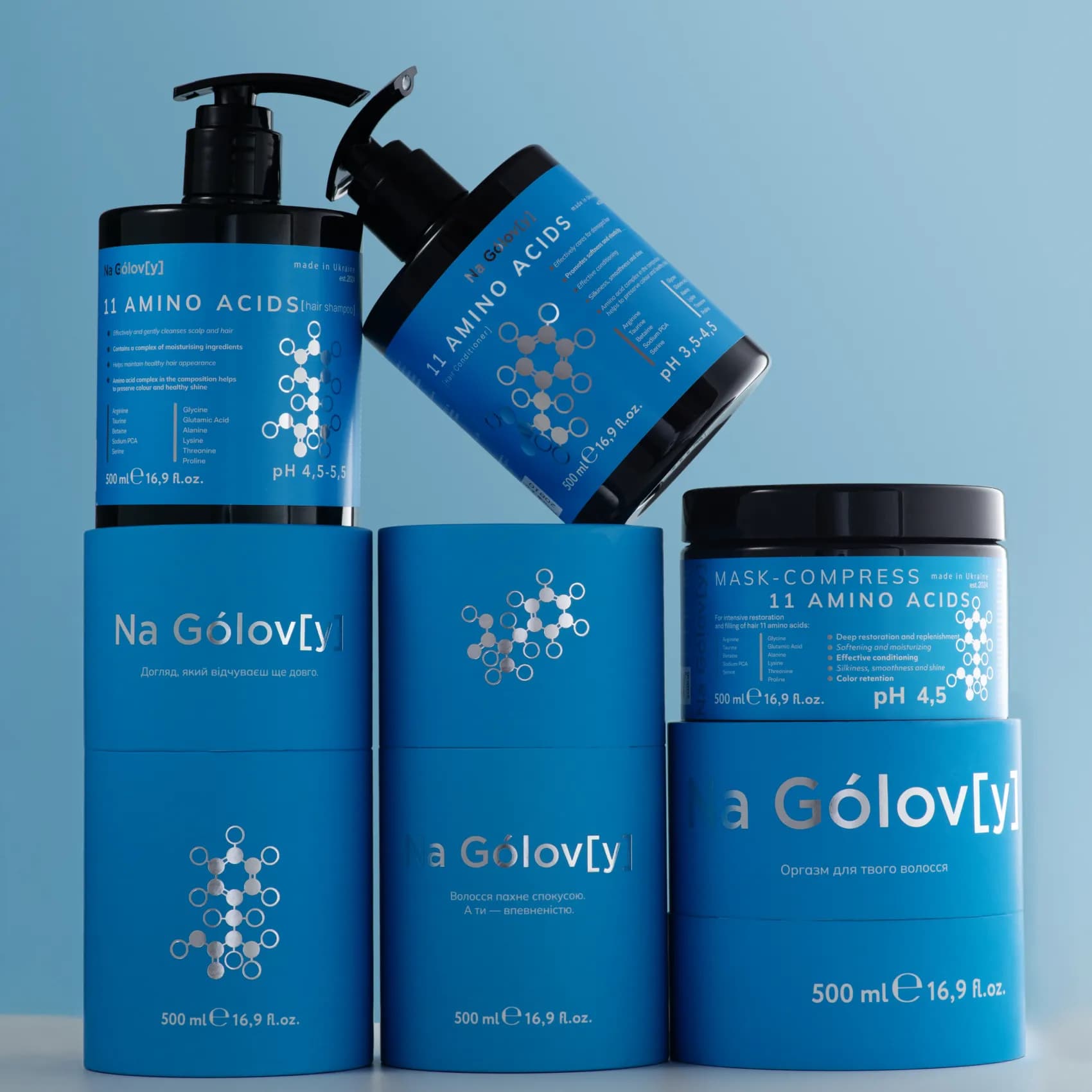 Амінокислотна маска-компрес для інтенсивного відновлення та наповнення волосся 5