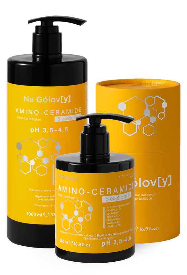 Аміно-церамідний кондиціонер для волосся 5 екзотичних олій