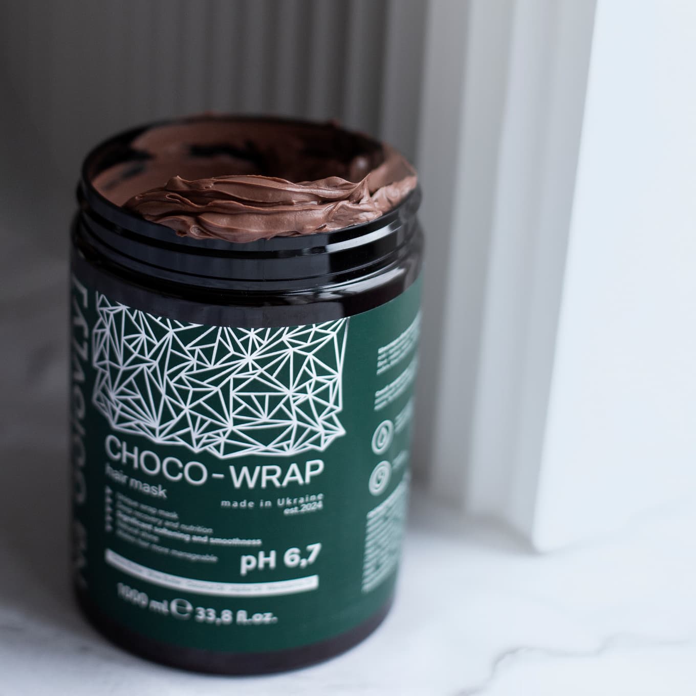 Шоколадне обгортання для волосся 5 олій 4