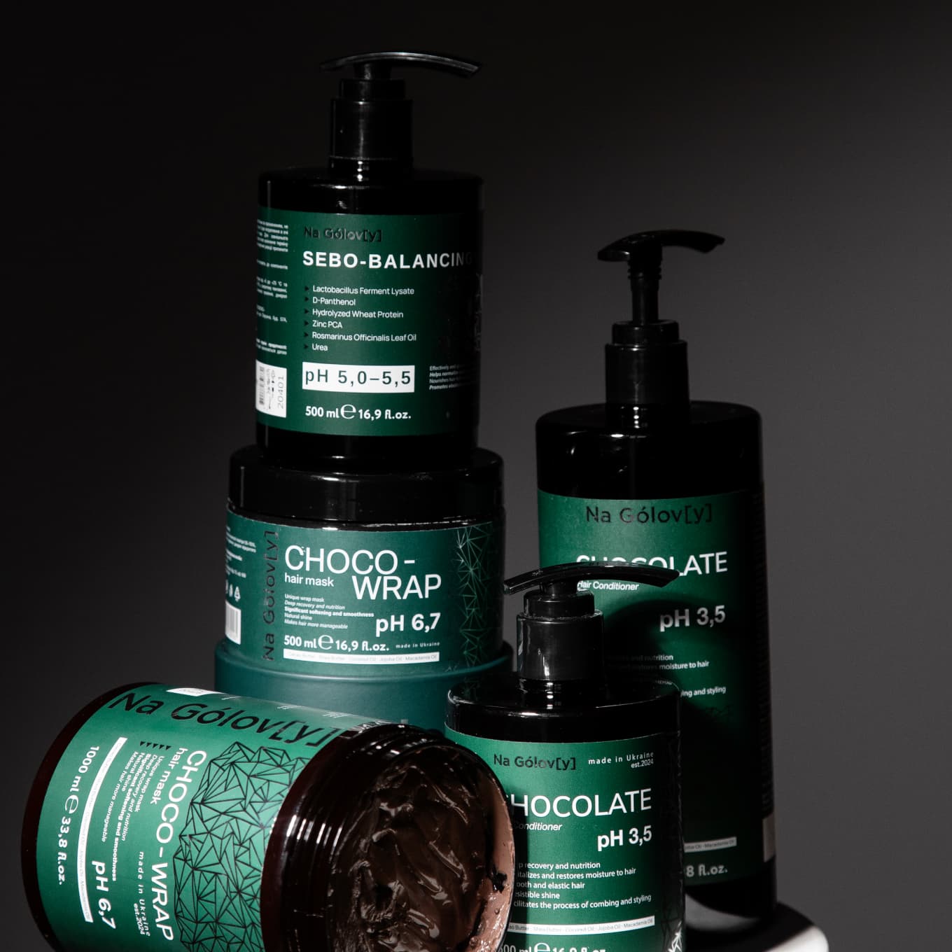 Шоколадне обгортання для волосся 5 олій 6