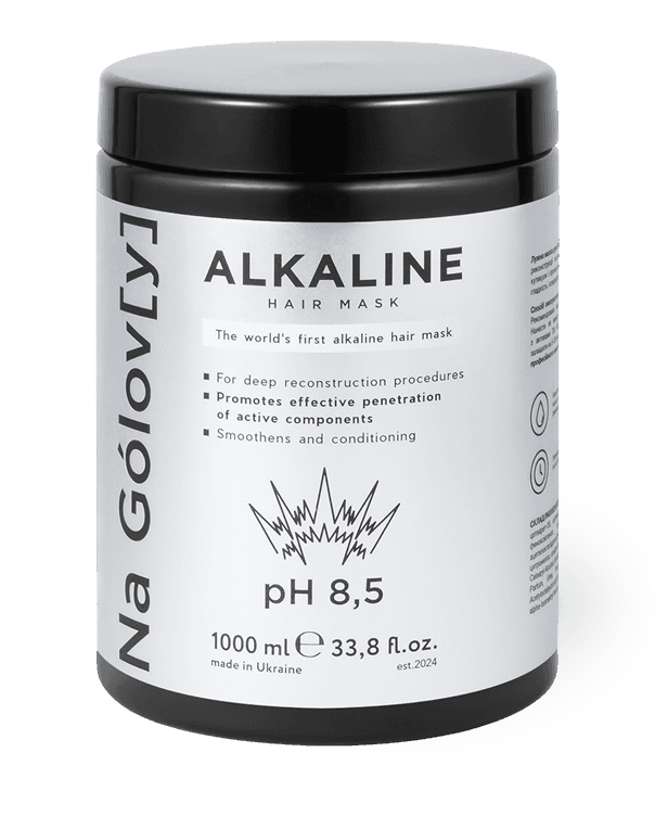 Лужна маска для волосся