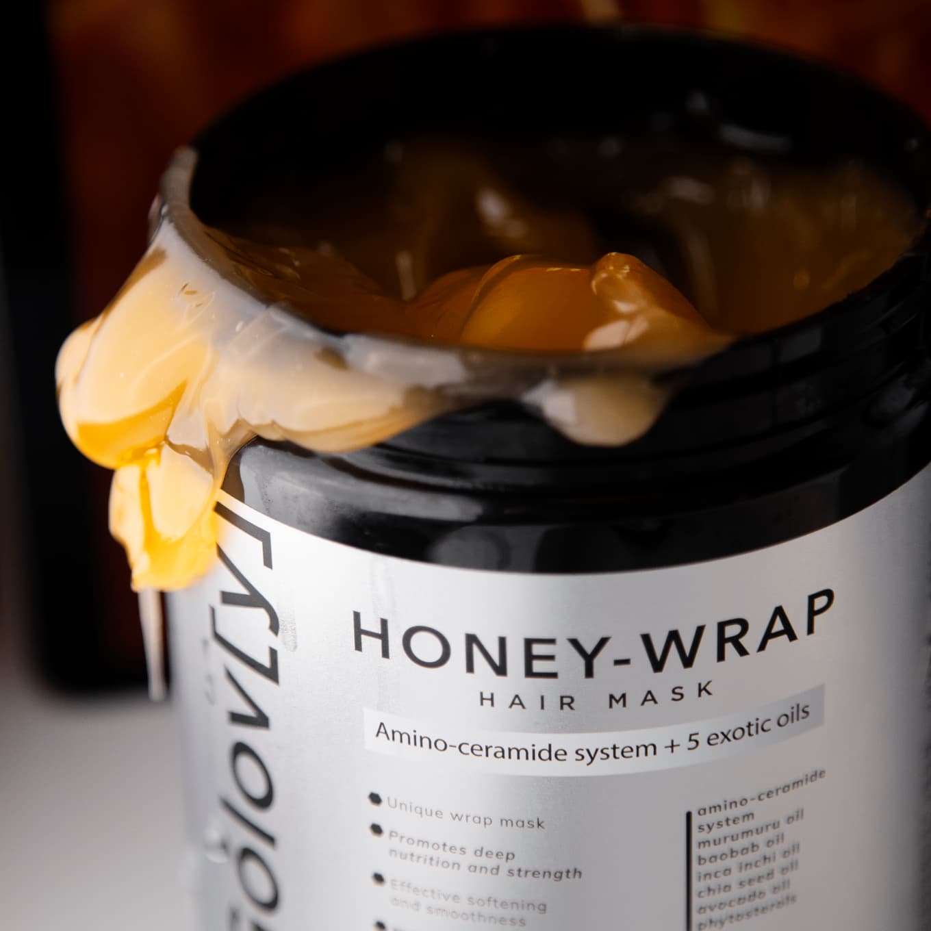 Медове обгортання для волосся 3