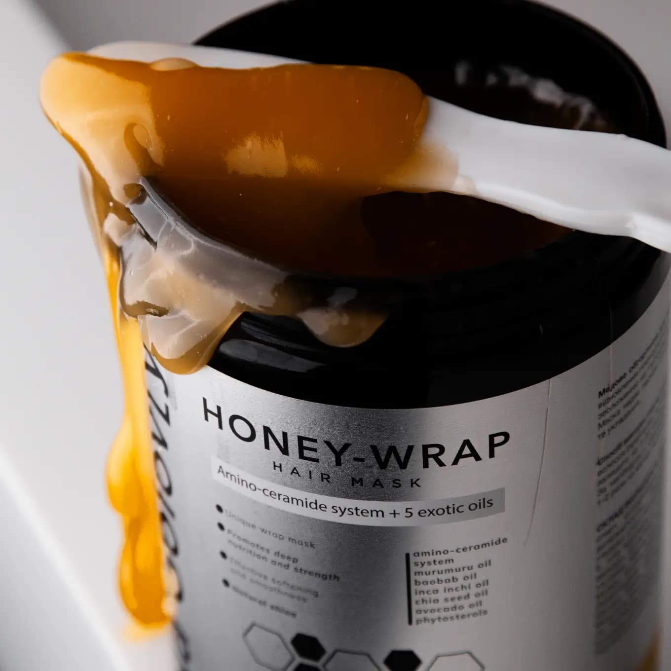 Медове обгортання для волосся 4