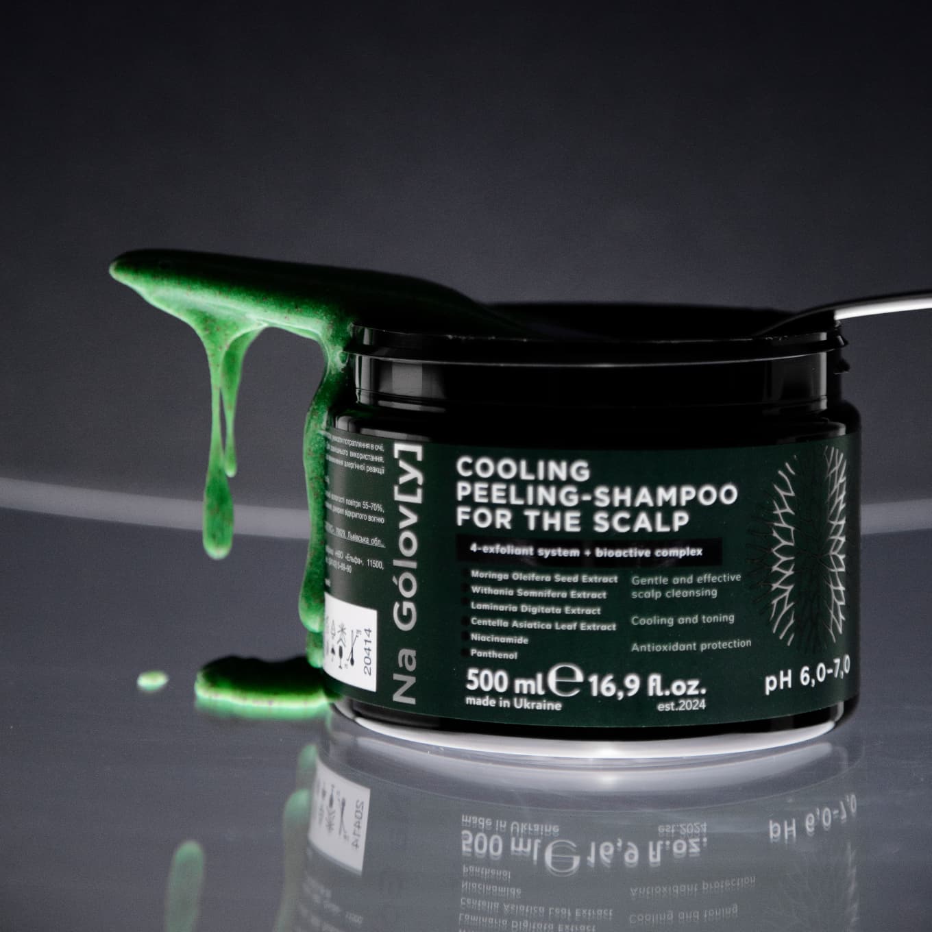 Охолоджувальний пілінг-шампунь для шкіри голови 4