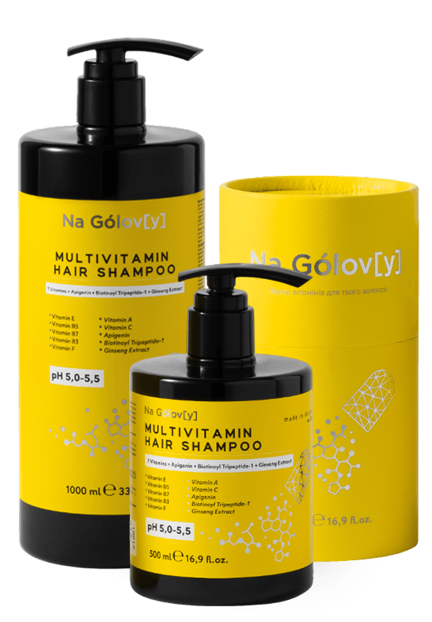 Мультивітамінний тонізувальний шампунь для волосся