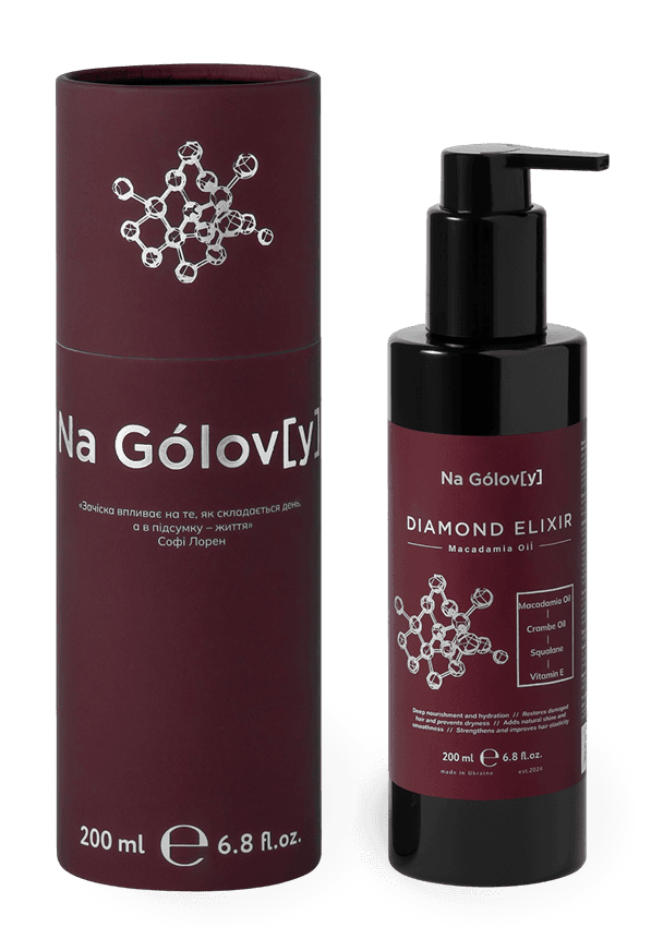 DIAMOND ELIXIR флюїд для волосся з олією макадамії