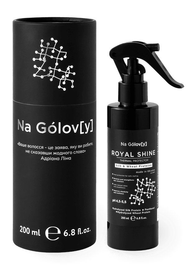 ROYAL SHINE Спрей-термозахист із гідролізованим шовком