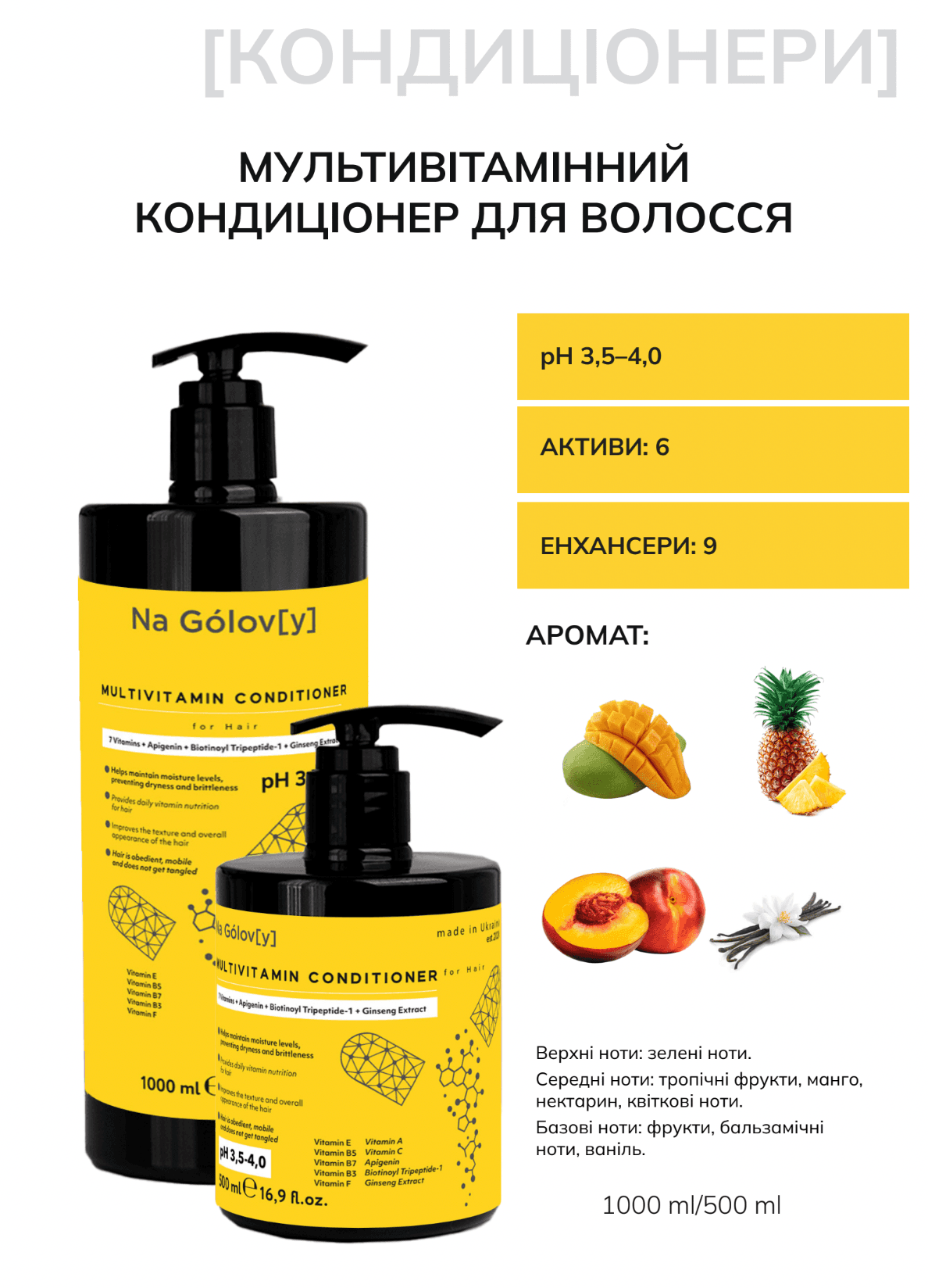 Компендіум "Мультивітамінний кондиціонер для волосся" Компендіум "Мультивітамінний кондиціонер для волосся"
