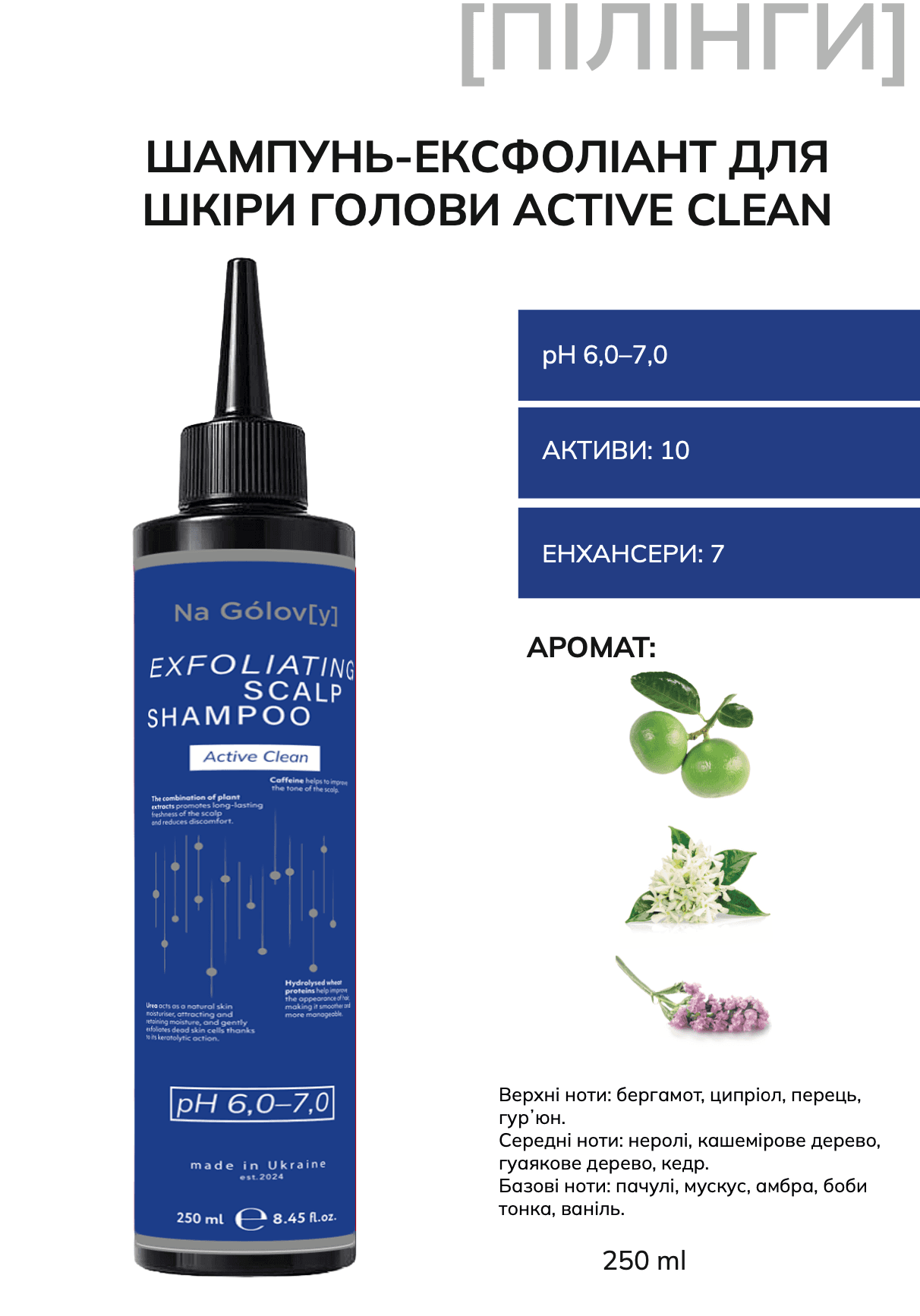 Компендіум "Шампунь-ексфоліант для шкіри голови Active Clean" Компендіум "Шампунь-ексфоліант для шкіри голови Active Clean"