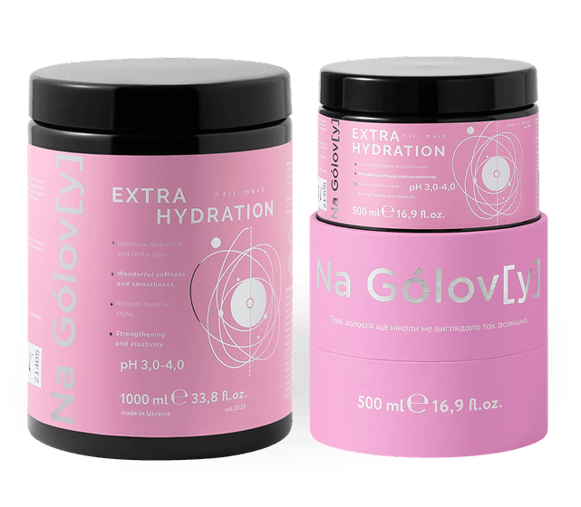 Маска для волосся екстразволоження Маска для волосся екстразволоження