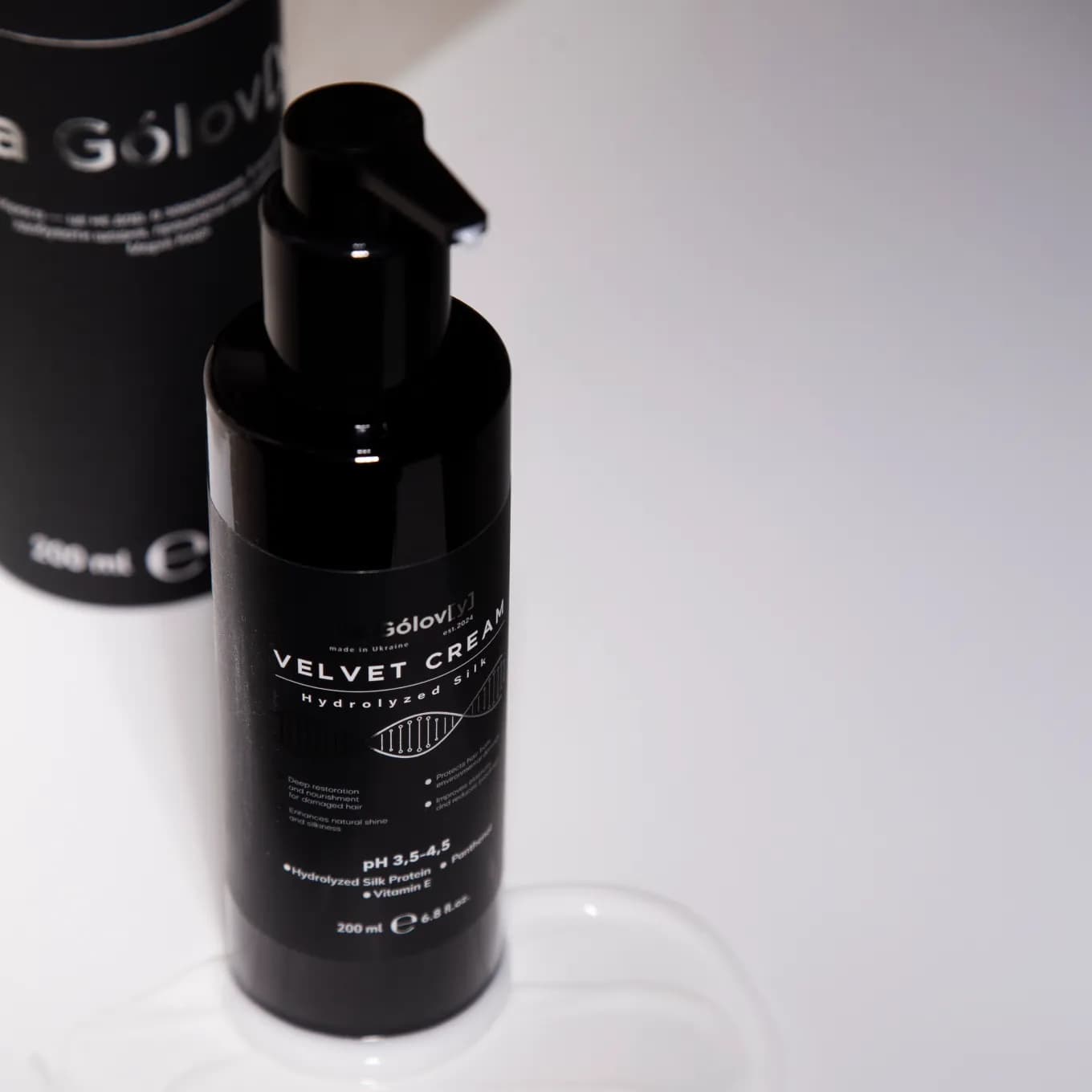 VELVET CREAM незмивний крем-кондиціонер із гідролізованим шовком 5 VELVET CREAM незмивний крем-кондиціонер із гідролізованим шовком 5