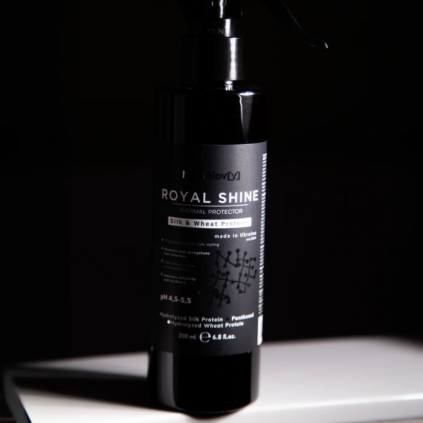 ROYAL SHINE Спрей-термозахист із гідролізованим шовком 6 ROYAL SHINE Спрей-термозахист із гідролізованим шовком 6