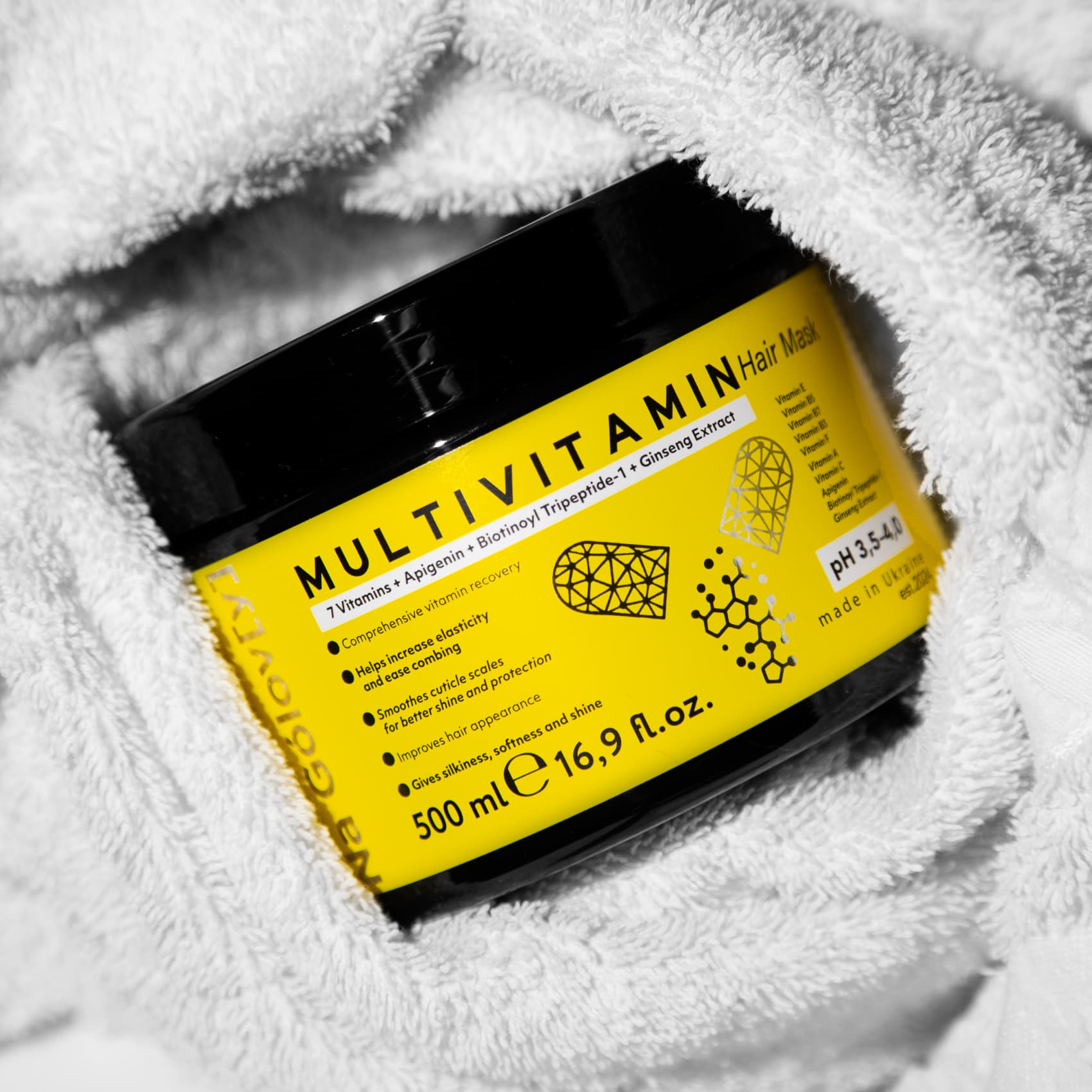 Мультивітамінна тонізувальна маска для волосся 5 Мультивітамінна тонізувальна маска для волосся 5